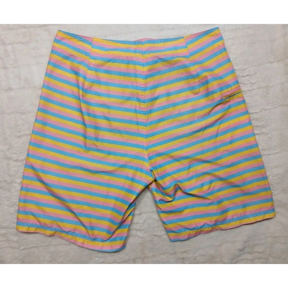 OFWGKTA  Odd Future Board Shorts Swim Trunks Mens‎ Striped Donut Skate L